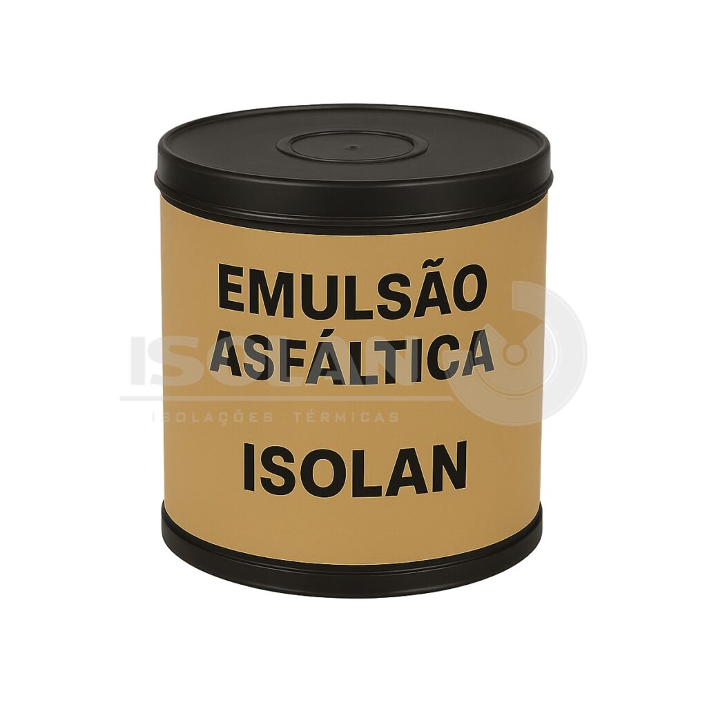 Emulsão asfáltica e Frio Asfalto para proteção e impermeabilização de isolamentos térmicos.